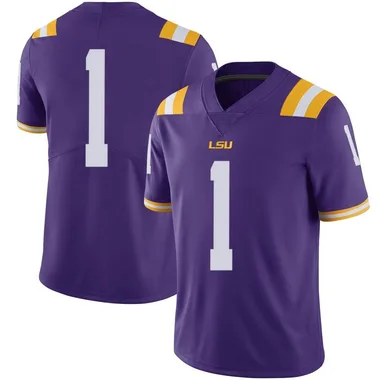 Men's Limited Aaron Anderson LSU Tigers Football College Jersey - Purple