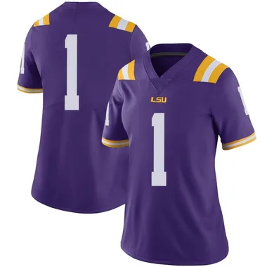 Women's Limited Aaron Anderson LSU Tigers Football College Jersey - Purple
